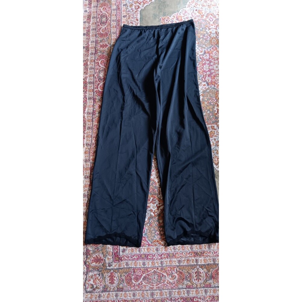 Vintage Shadowline Lingerie Size M Bloomer Pants Black #46005